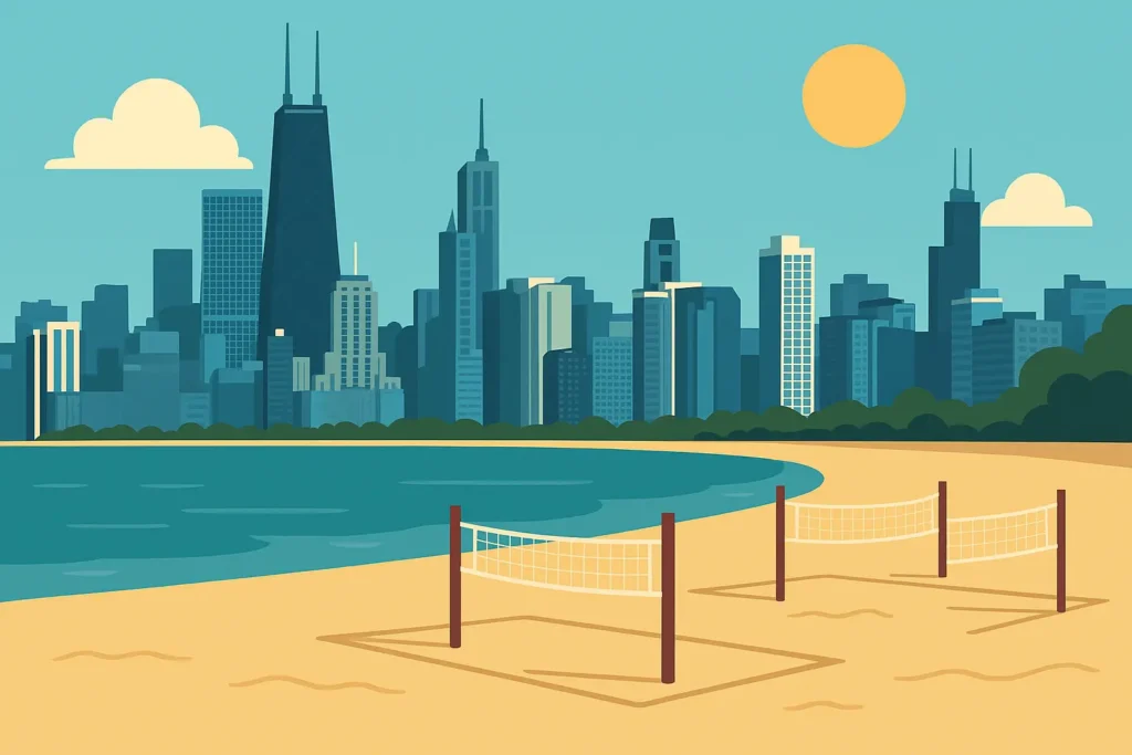 Chicago lakefront summer activities