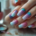 summer ombre nails