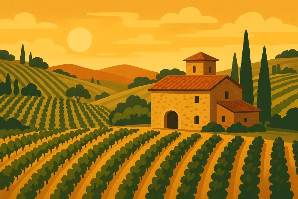 Traditional Cypriot meze spread with local wines