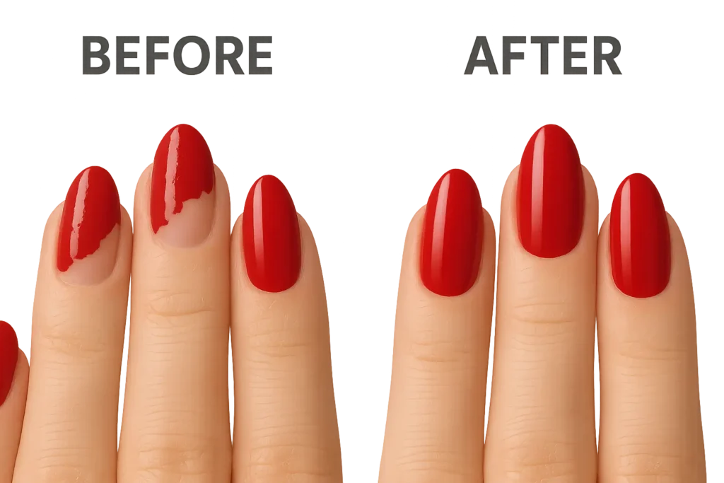 Lipstick nails performance comparison