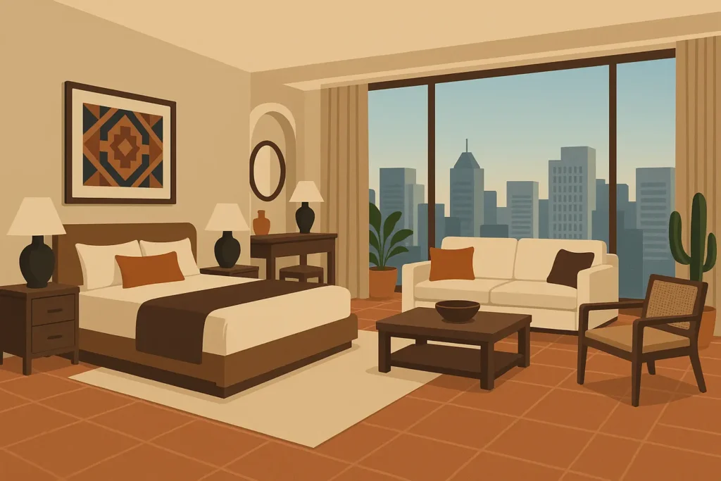 Luxury hotel and fine dining experiences in Mexico City