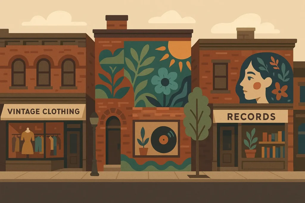 Wicker Park street art and culture
