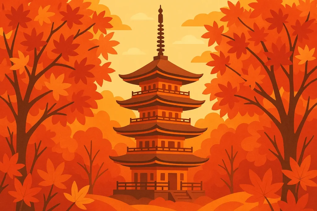 Kyoto summer festival with traditional lanterns