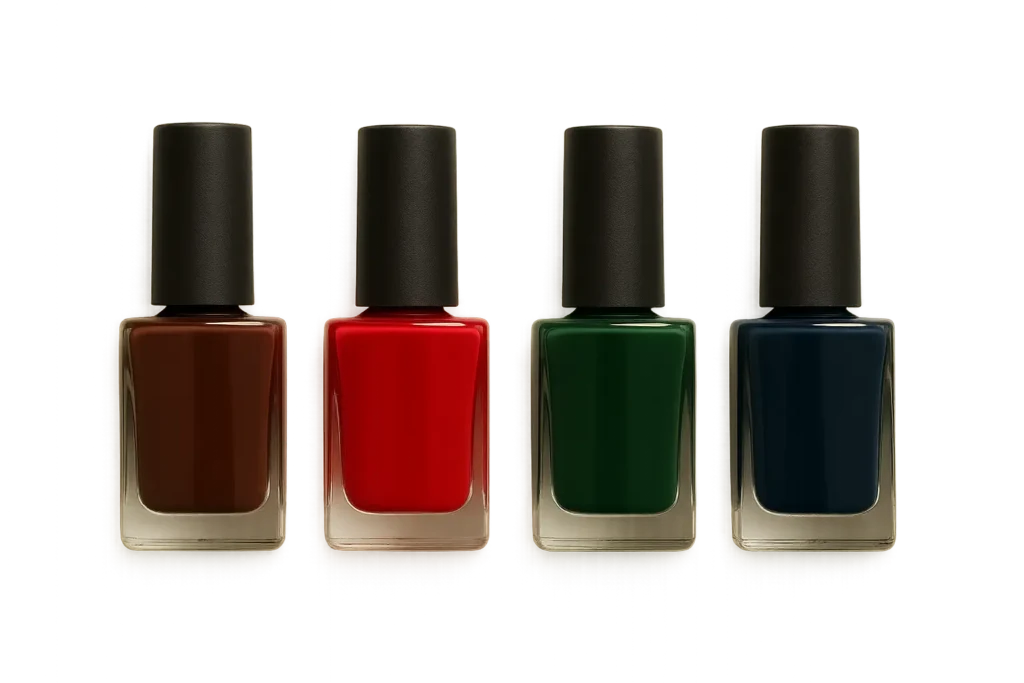Classic red statement nails