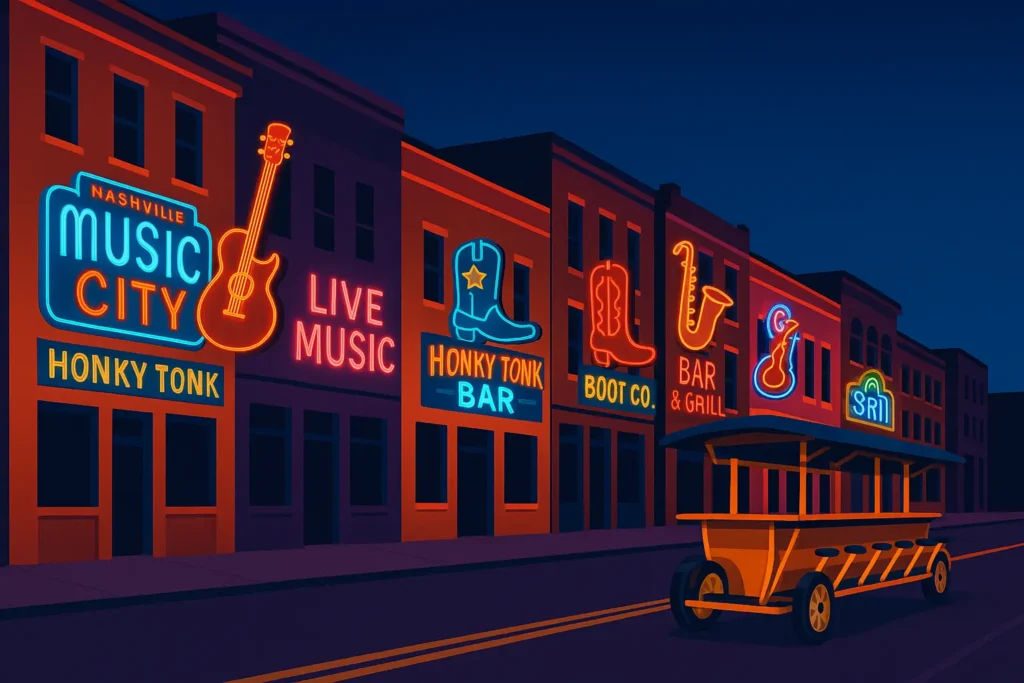 Nashville bachelorette party venues and activities