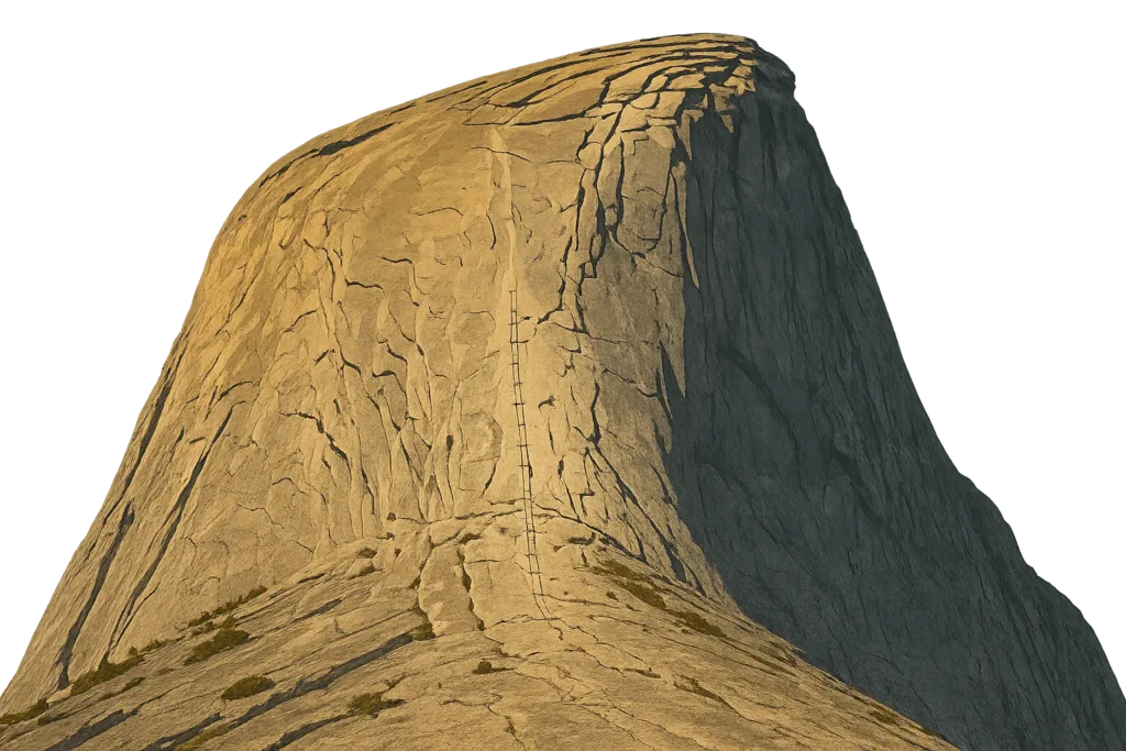 Half Dome cables section