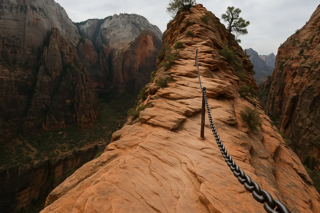 Zion National Park challenging hiking trails and adventure activities
