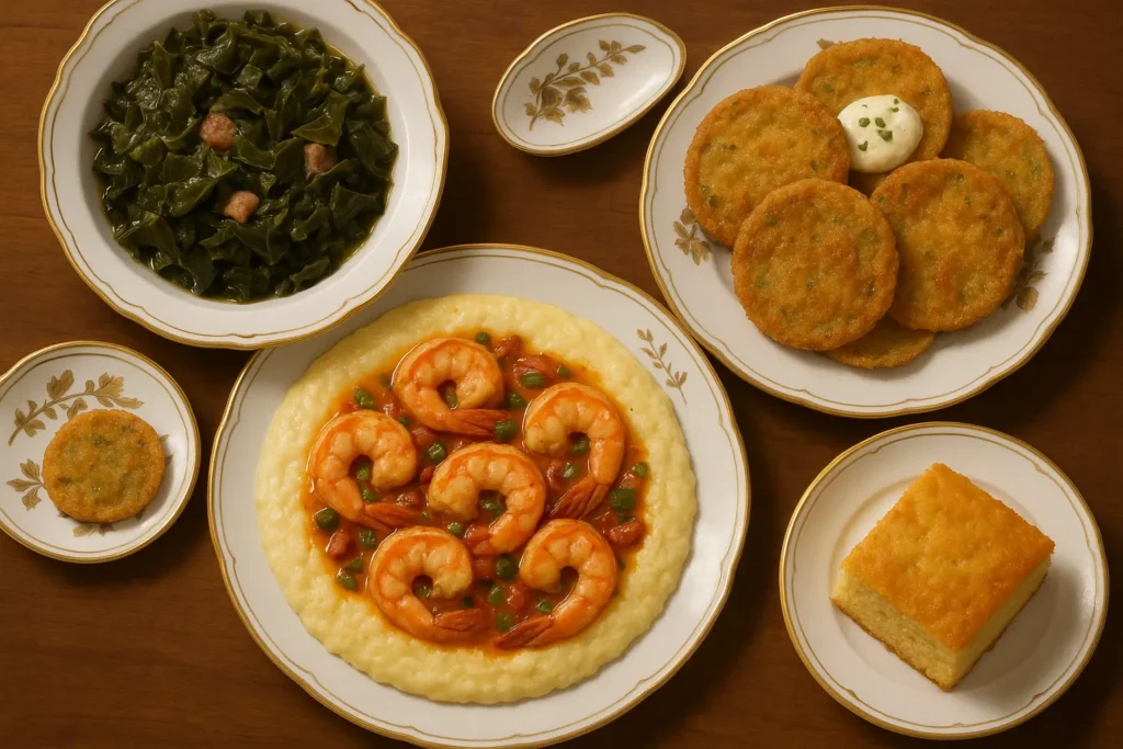 Southern cuisine and food presentation