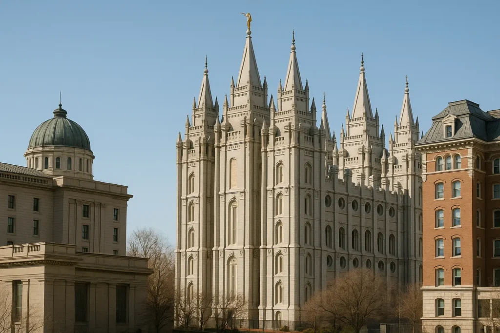 Temple Square and Mormon historical sites