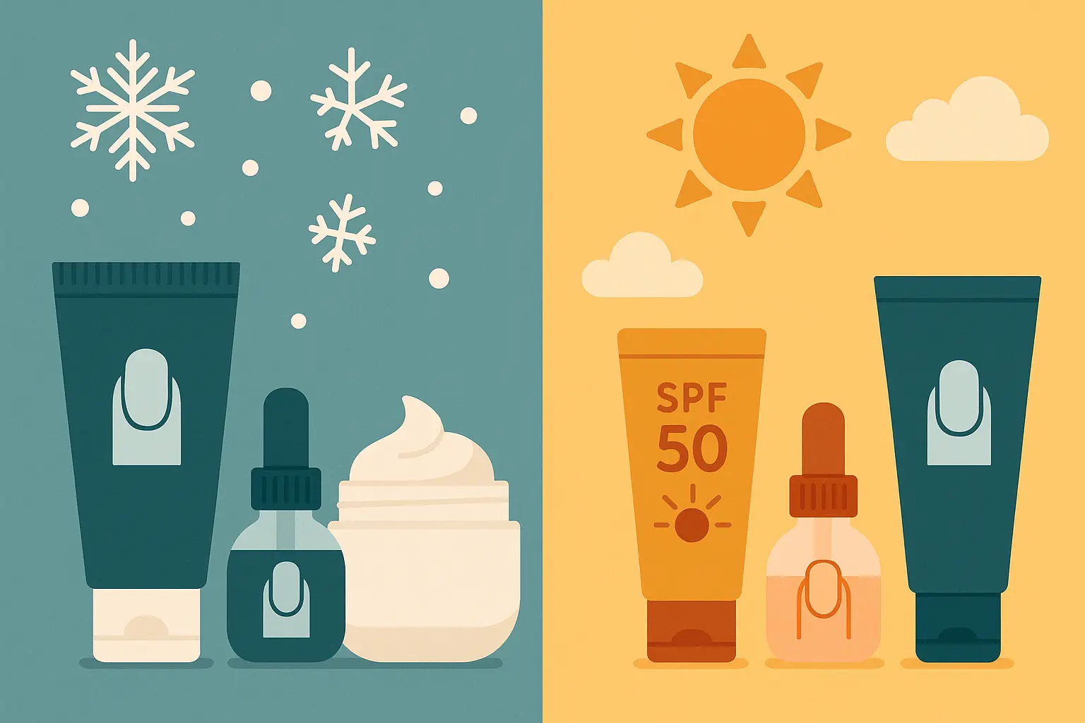 Seasonal nail care adaptation products