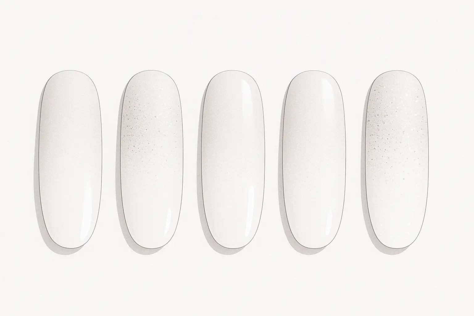 textured white ombre nail designs