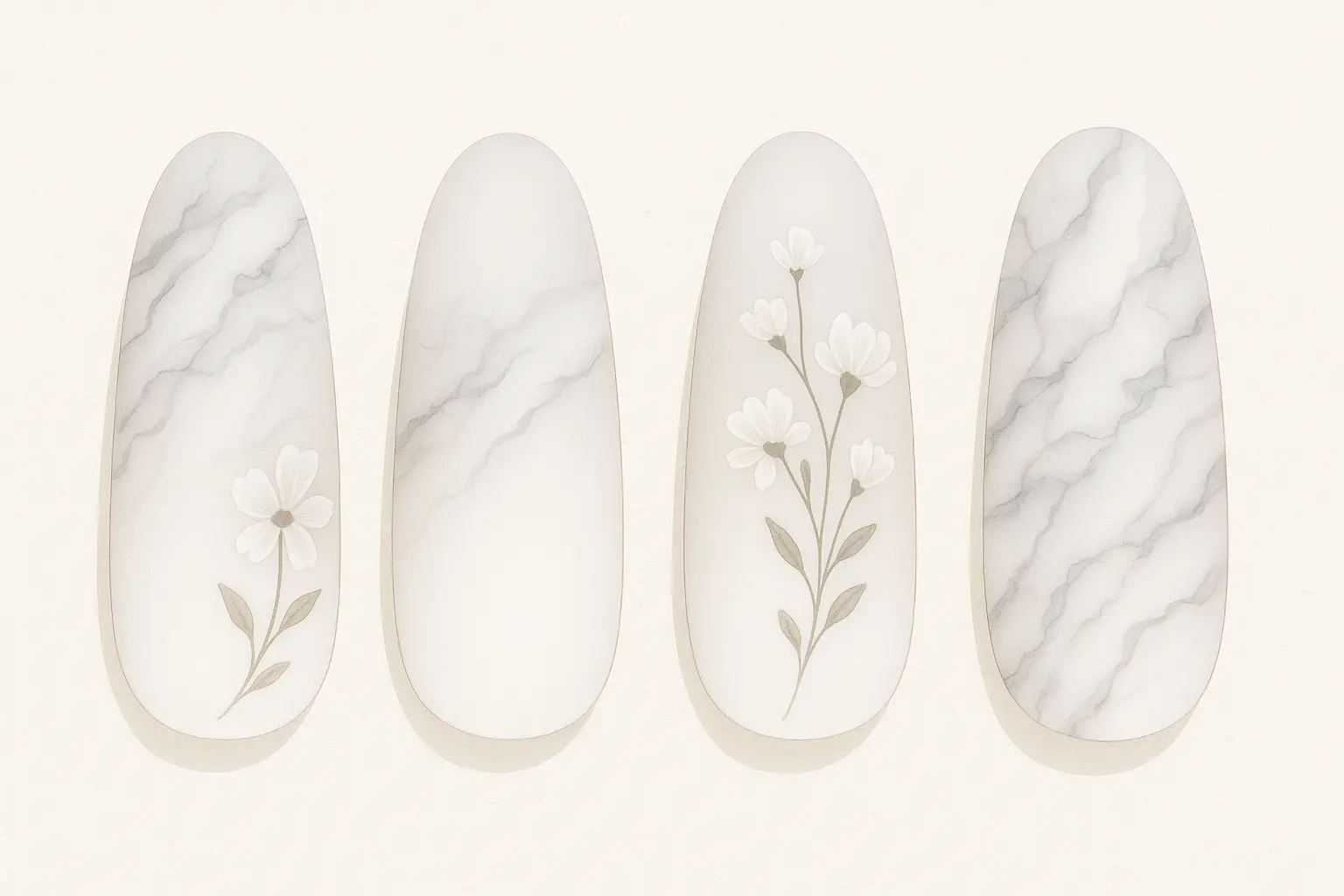 artistic white ombre nail masterpieces