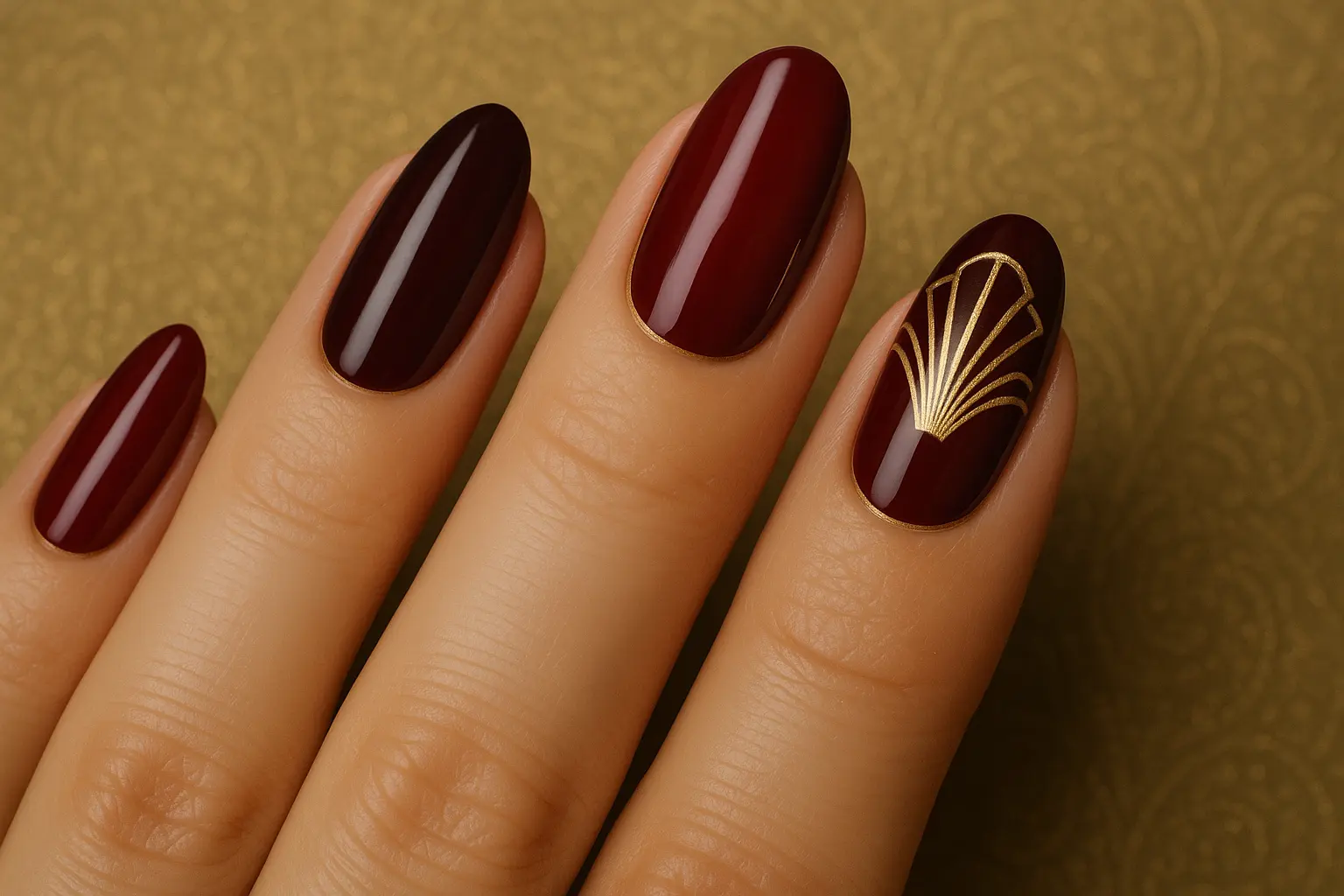 Vintage glamour nail colors