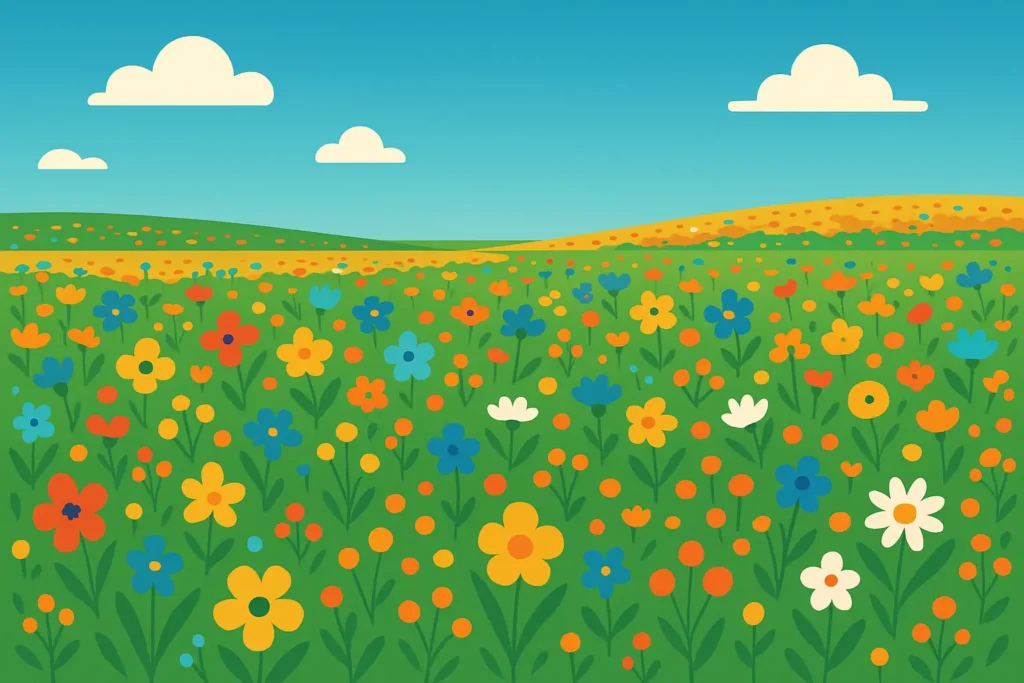 Western Australia wildflower fields in full bloom