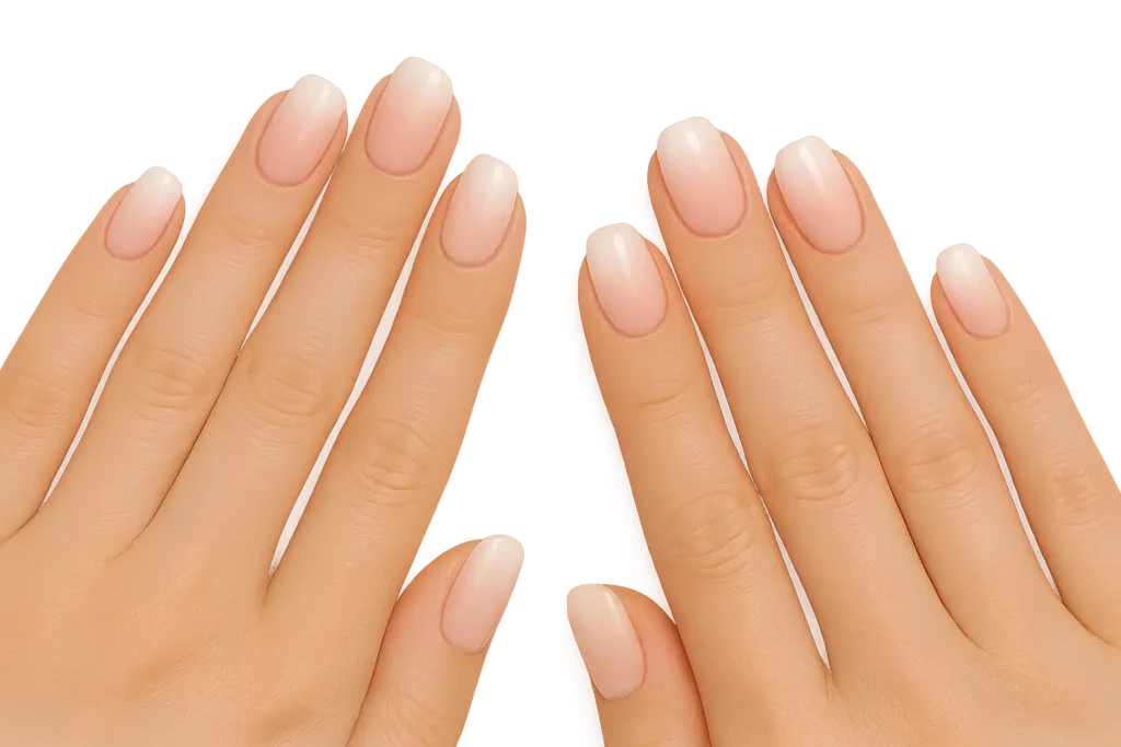 Baby boomer nail design showcase