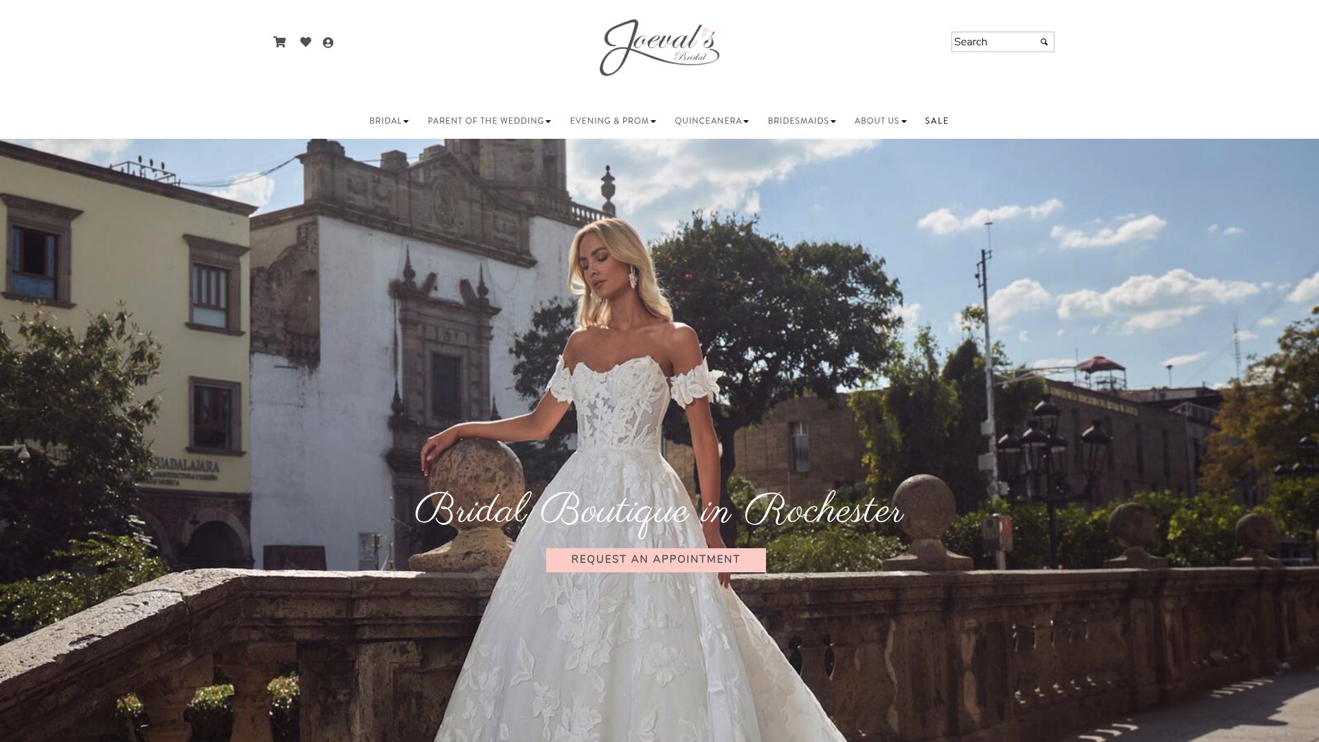 JoeVals Bridal diverse dress selection