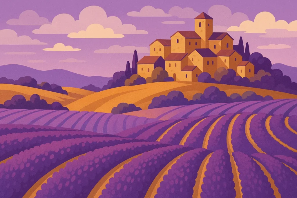 Provence lavender fields