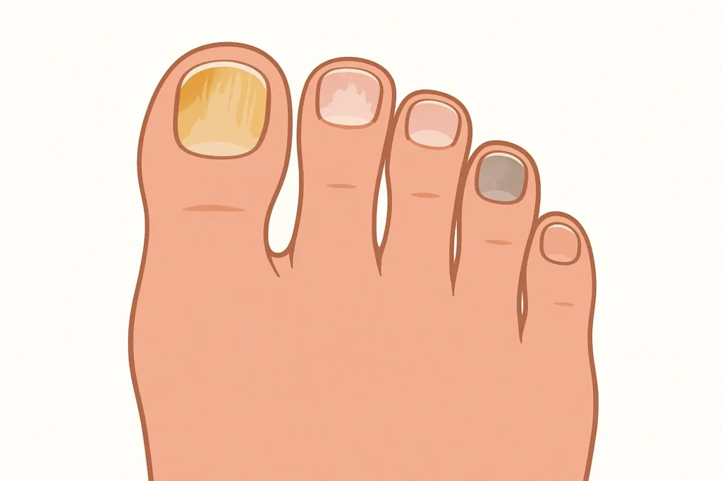 Risk factors for black toenails assessment chart