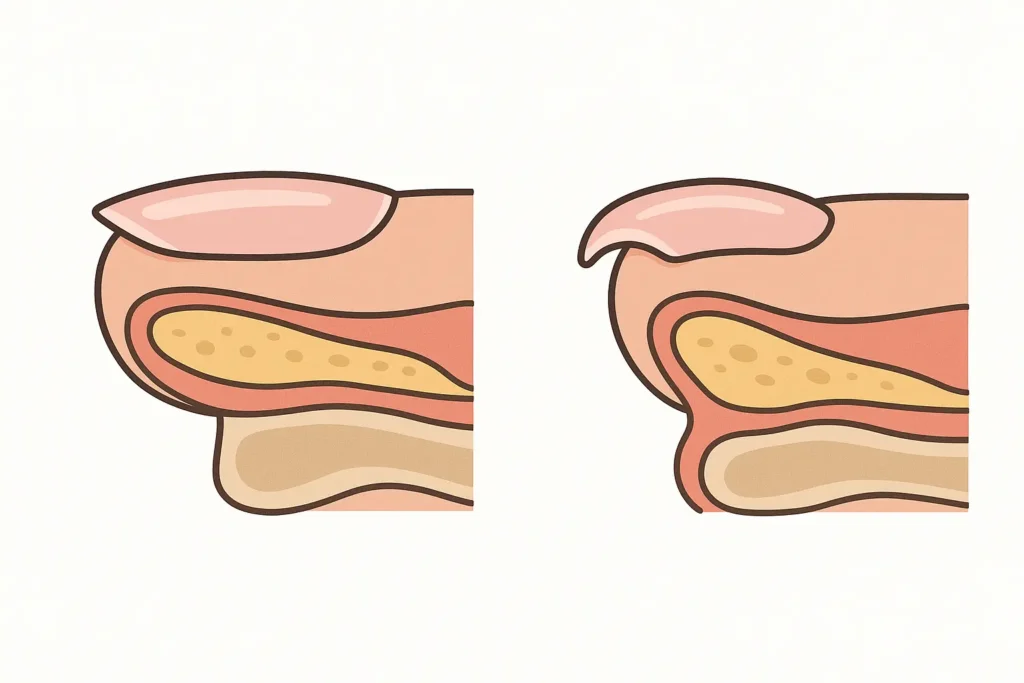 Congenital and developmental toenail conditions