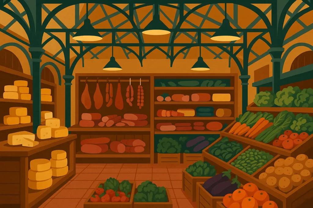 Lyon food market
