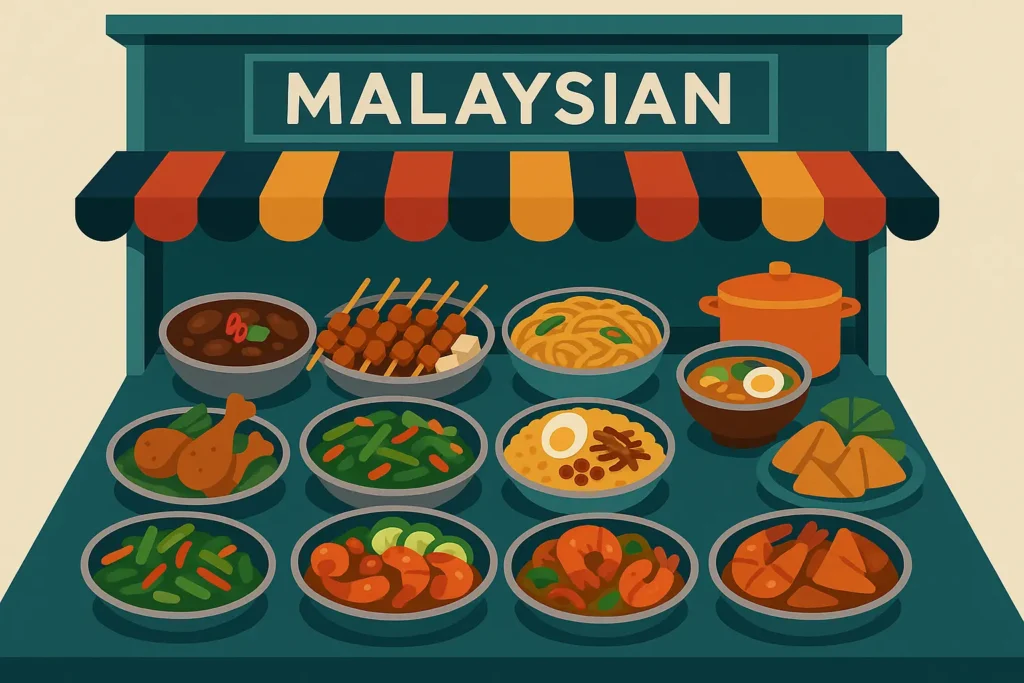Malaysia budget planning breakdown showing cost categories