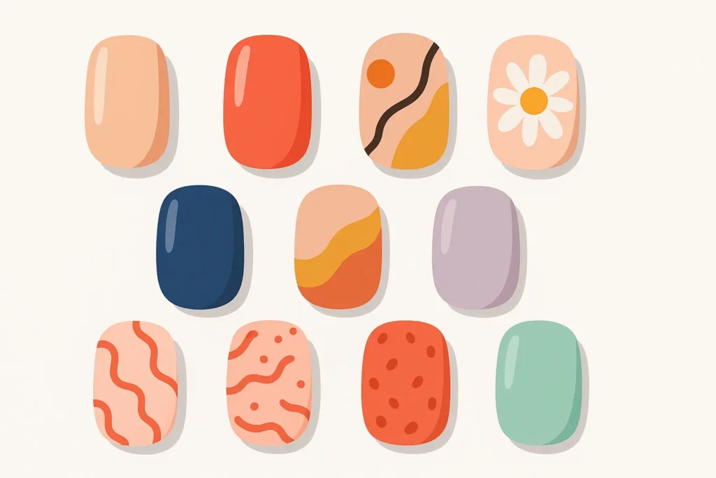 Custom nail designs showcase