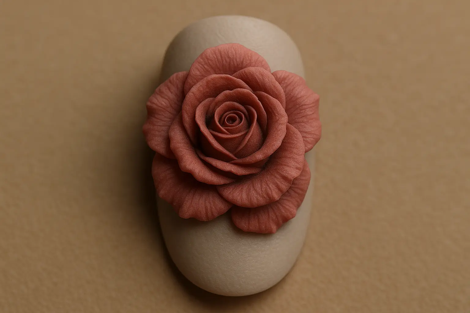 3D and textured floral nail designs