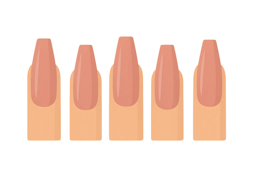 Considerations for choosing perfect ombre coffin nails