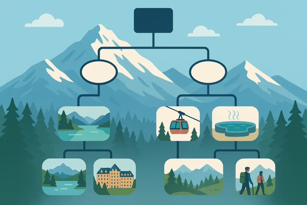 Choosing the perfect Banff itinerary based on personal preferences and travel style