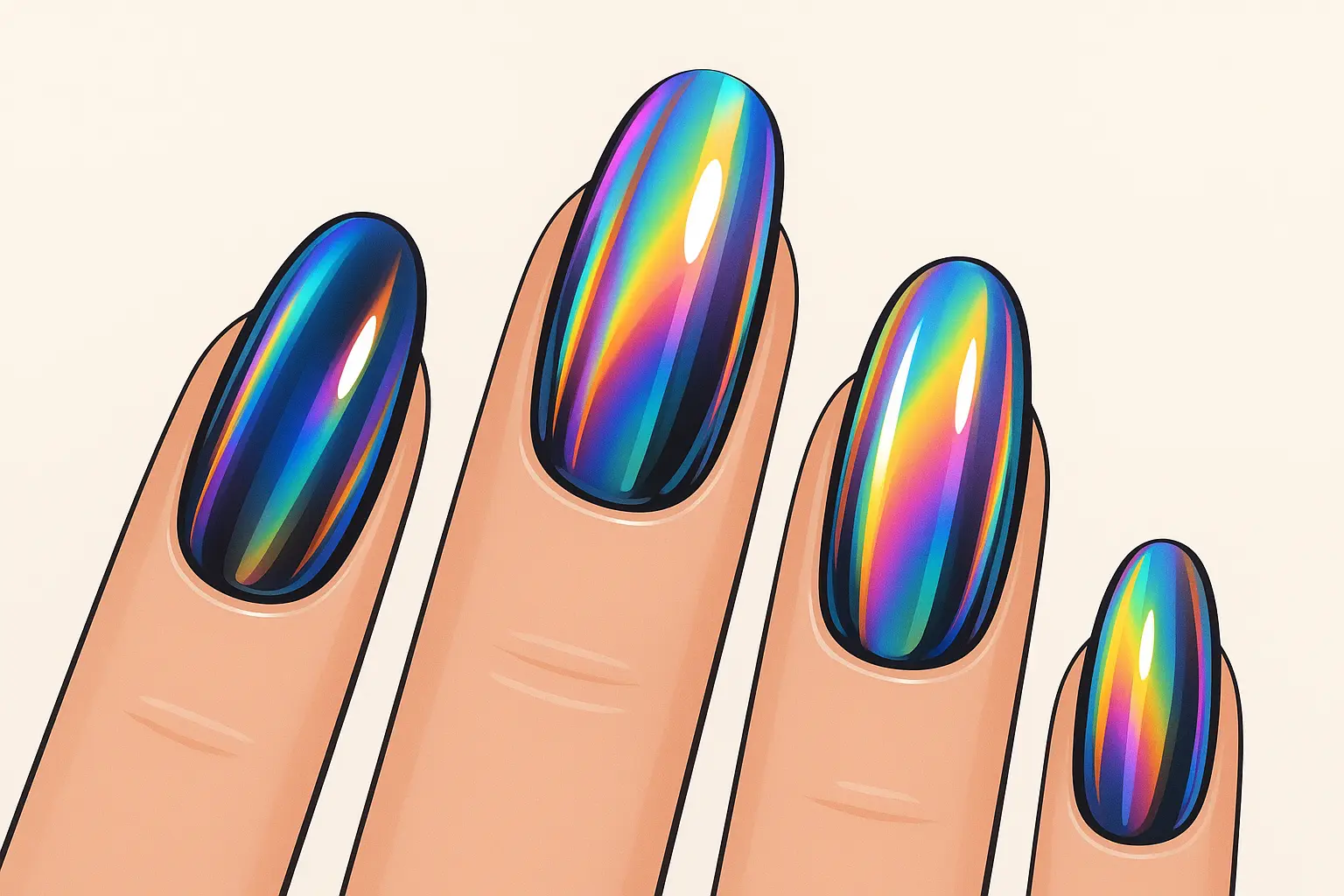 Bold statement August nail designs