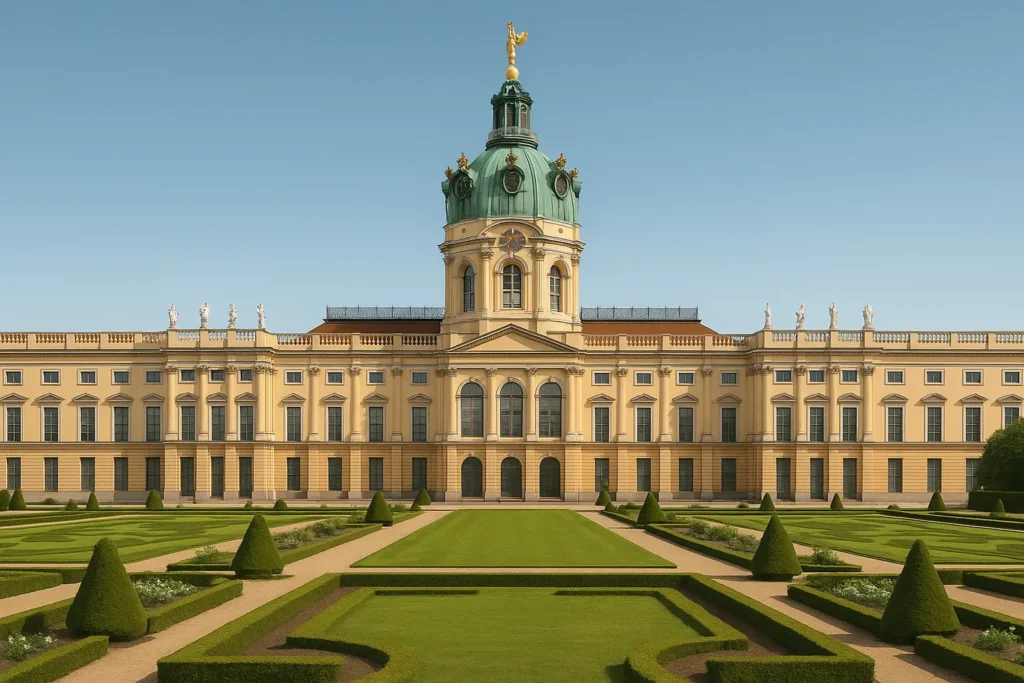Charlottenburg palace and luxury district