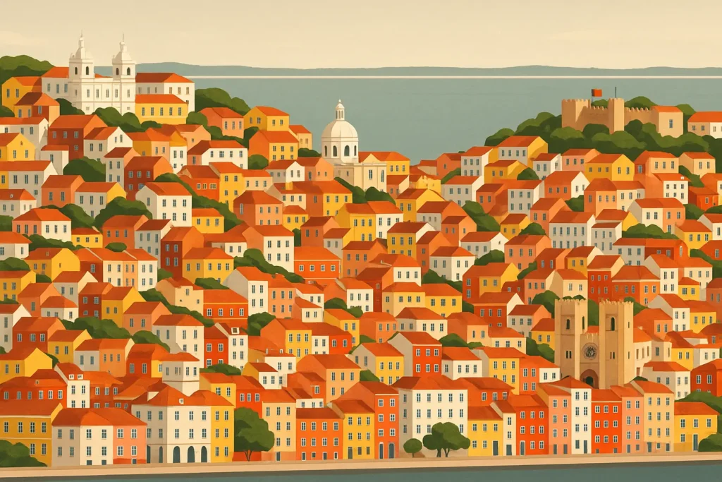 Lisbon's seven hills and colorful neighborhoods
