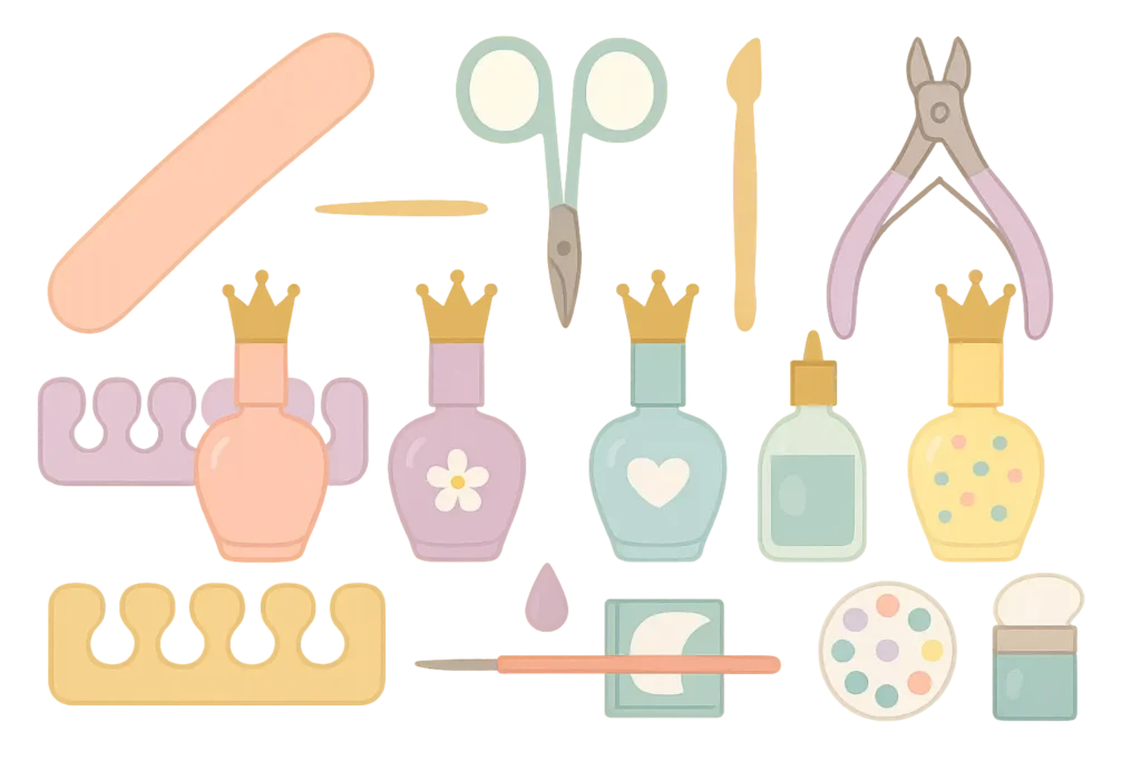 Princess nails design complexity examples