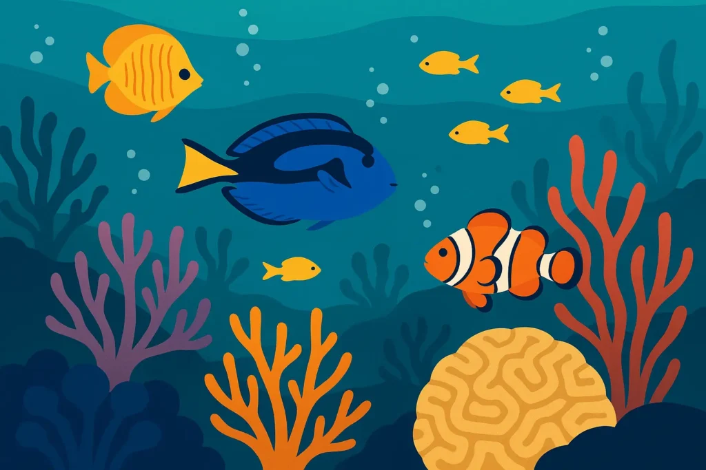 Florida Keys diving underwater coral reef