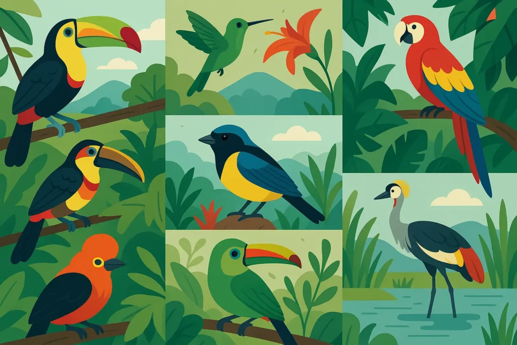 Colombia birdwatching and wildlife destinations