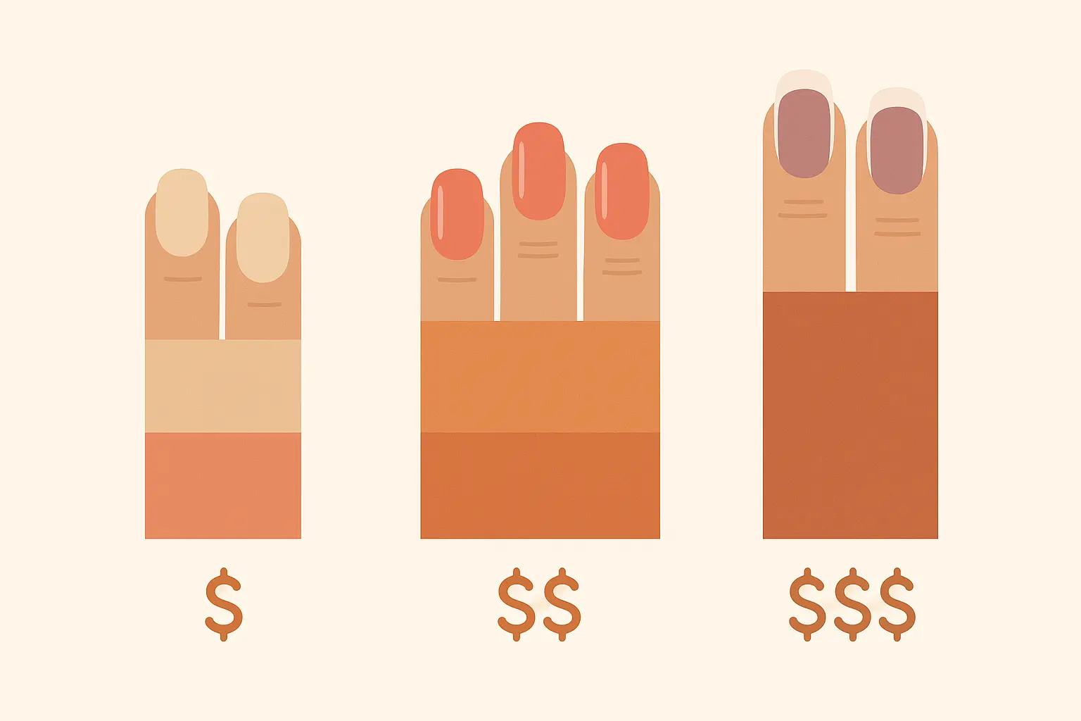 Budget-friendly pink ombre nail options