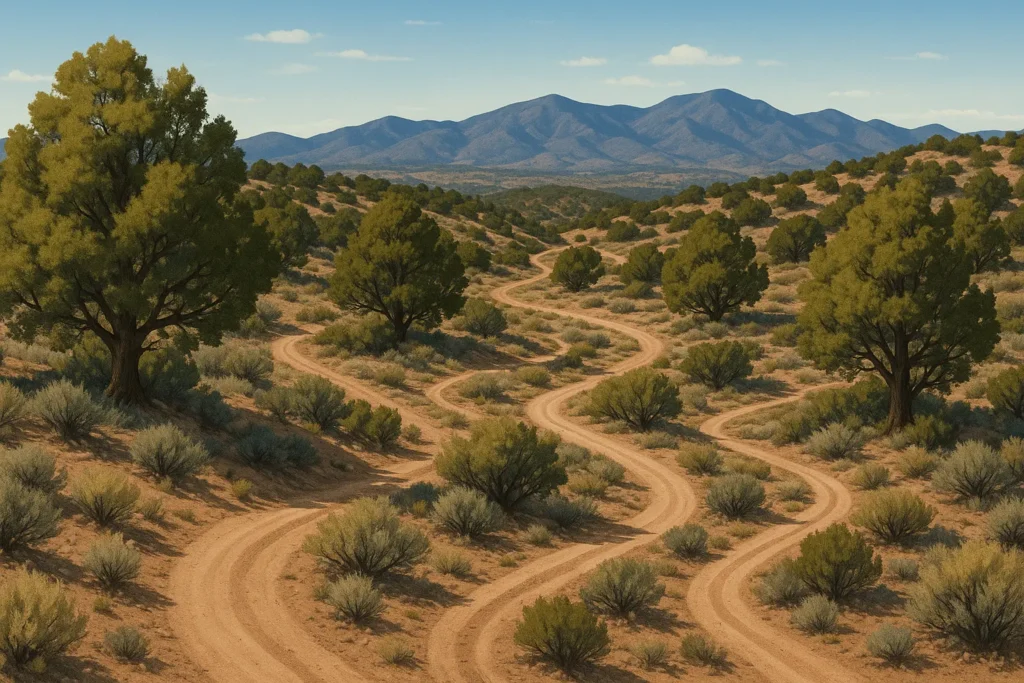 Mountain biking trails in New Mexico