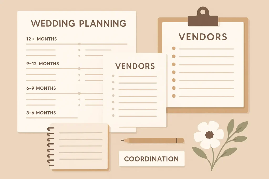 Professional wedding planning and coordination services