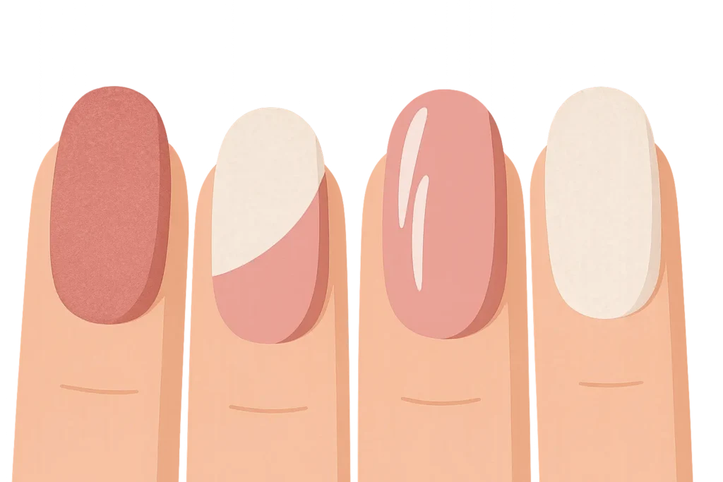 Textured and dimensional nail designs