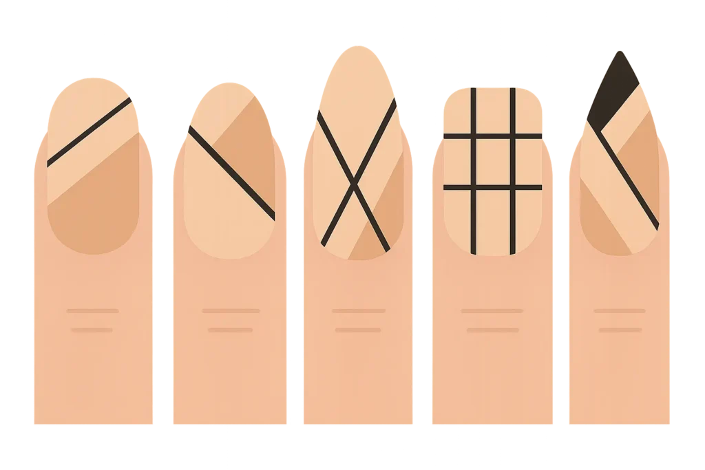 Ombre nude nail designs