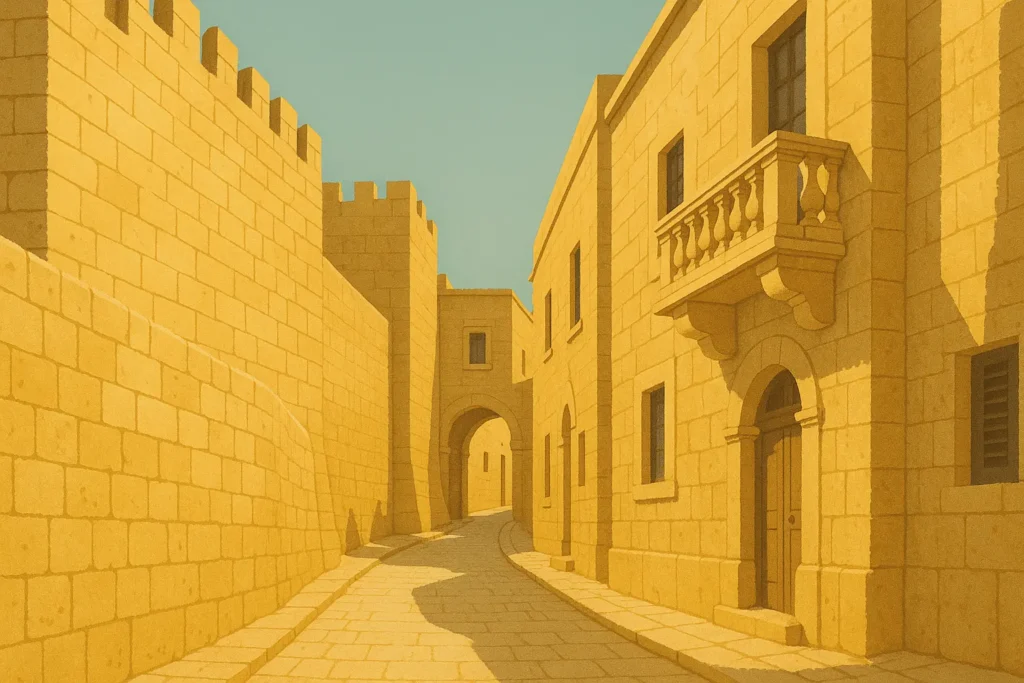 Malta scenic coastal view