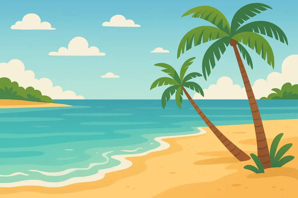 Family enjoying beach activities in Kauai