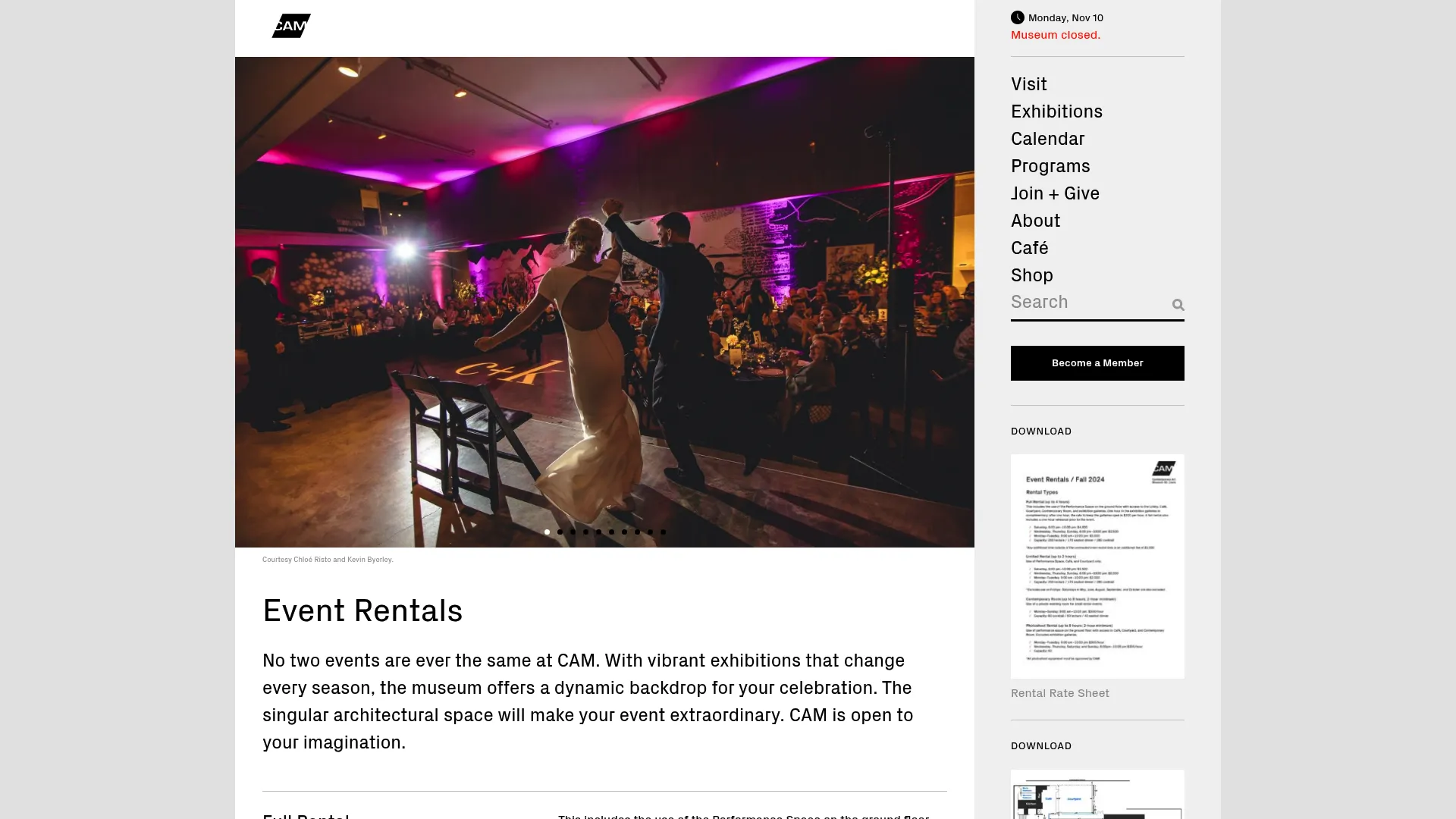 Contemporary Art Museum modern gallery space