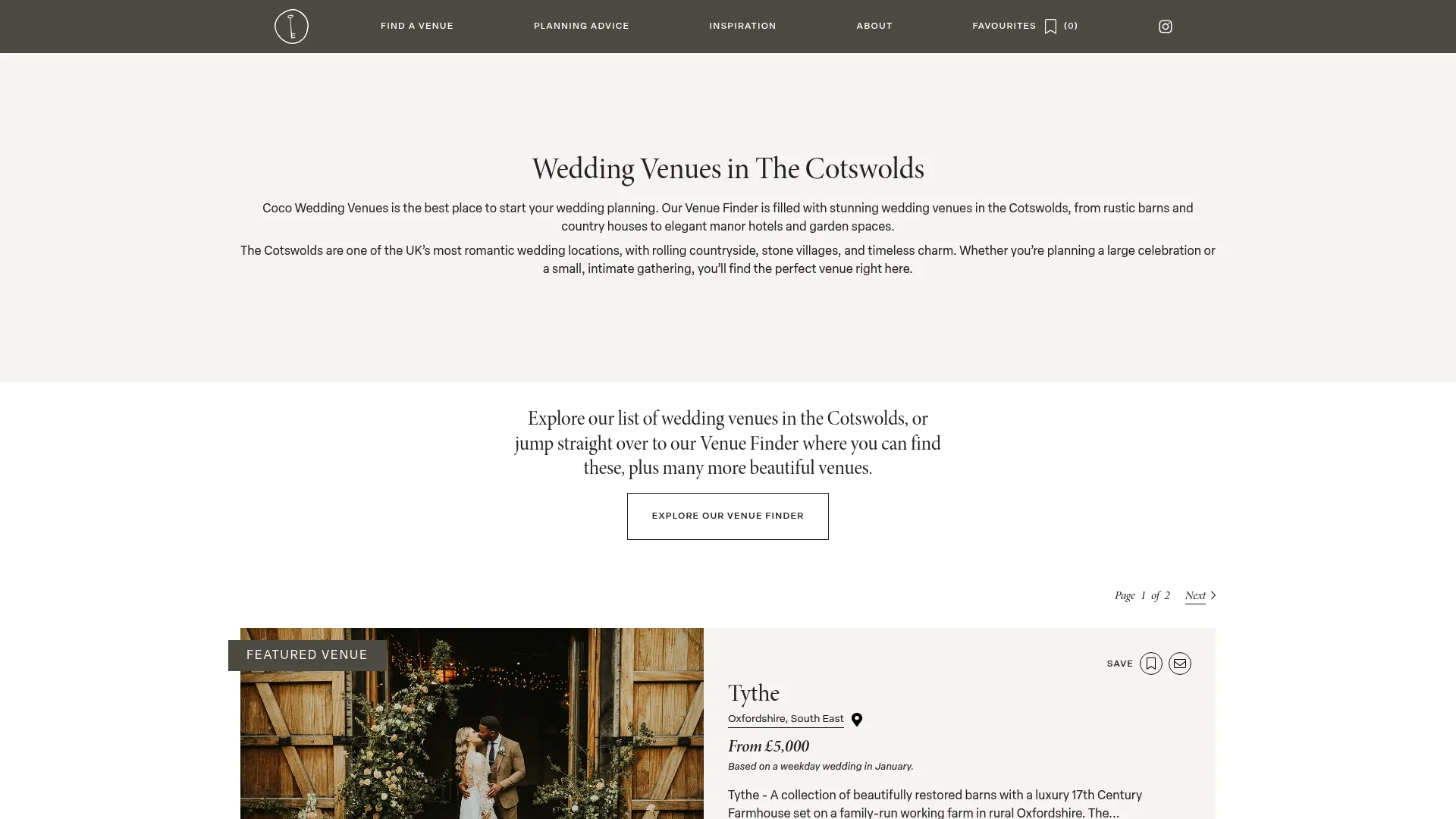 Caswell House historic Cotswolds wedding venue