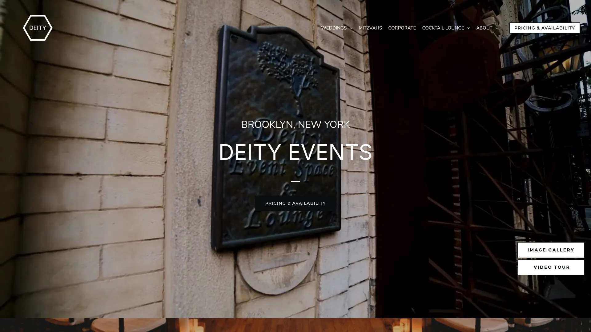 Deity Events Brooklyn multi-level wedding venue