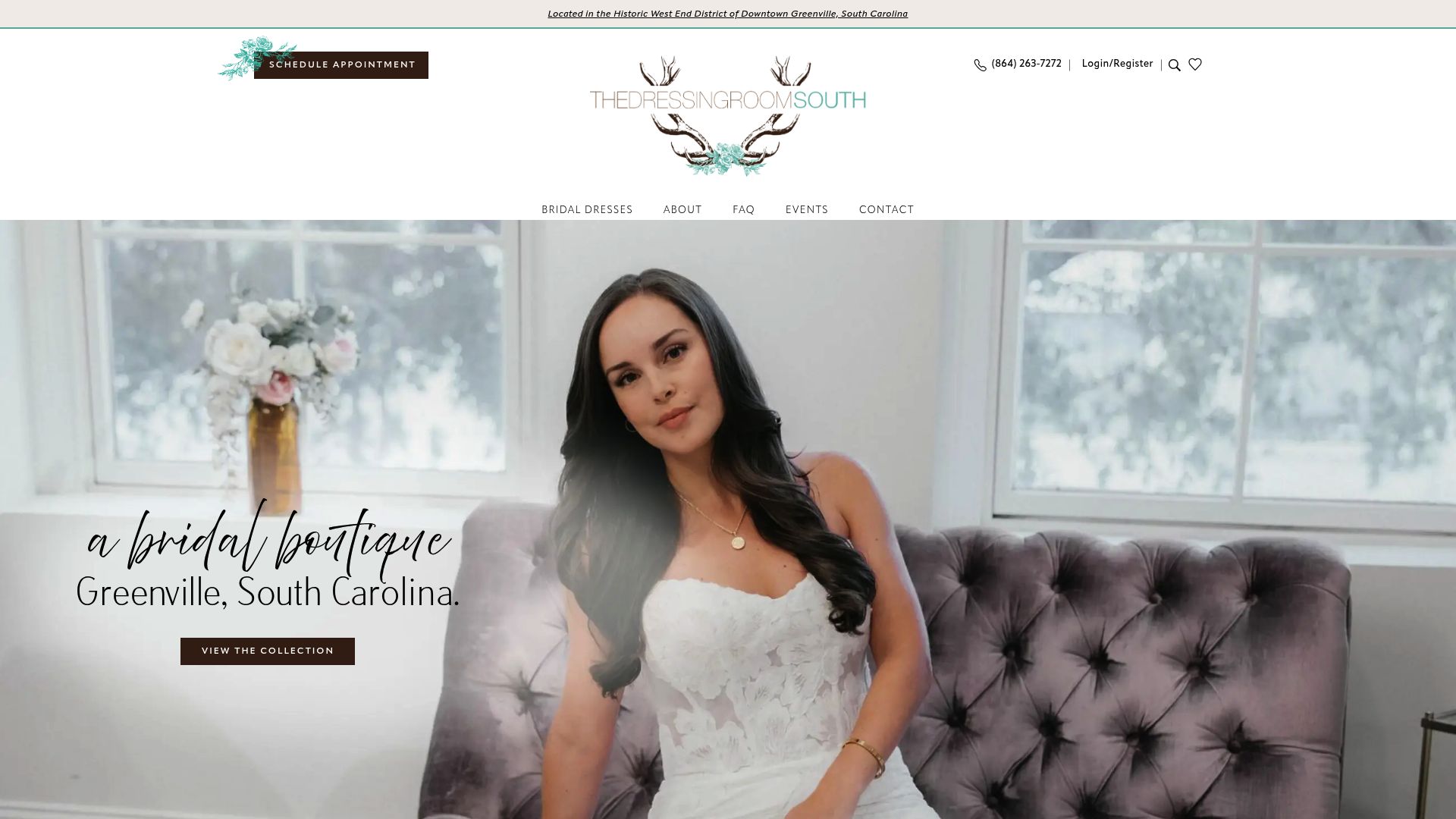 The Dressing Room South boutique interior showing collaborative atmosphere