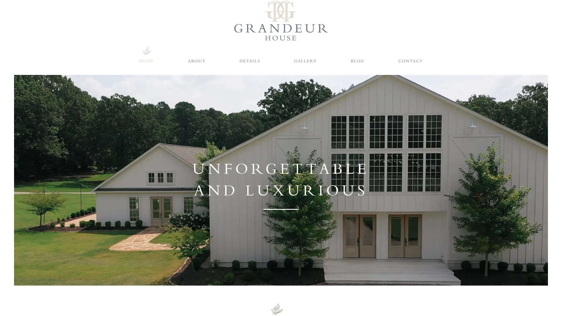 The Grandeur House white architecture elegant grounds