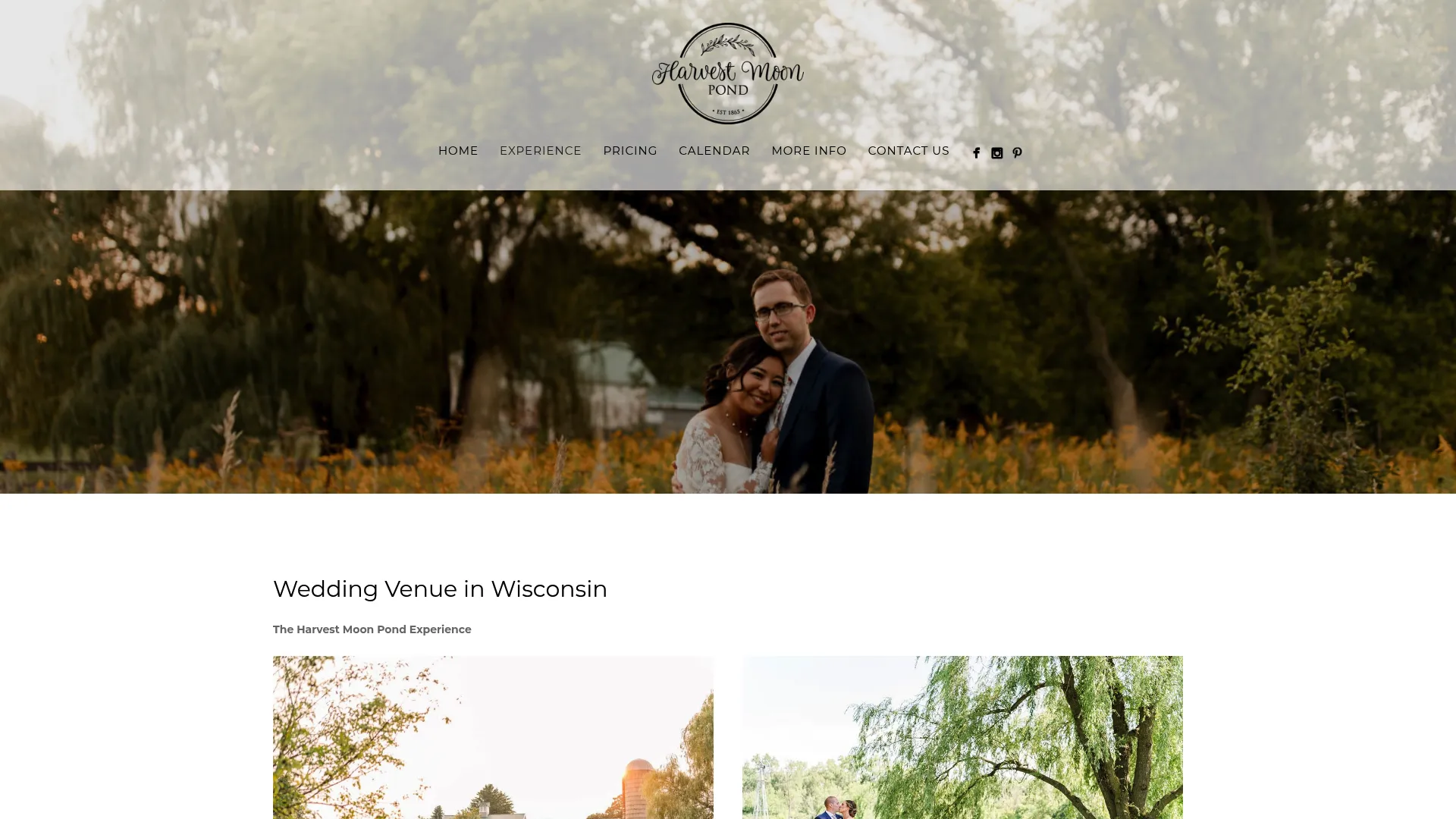 Harvest Moon Pond award-winning barn venue