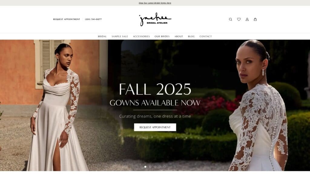 Jaehee Bridal shop exterior