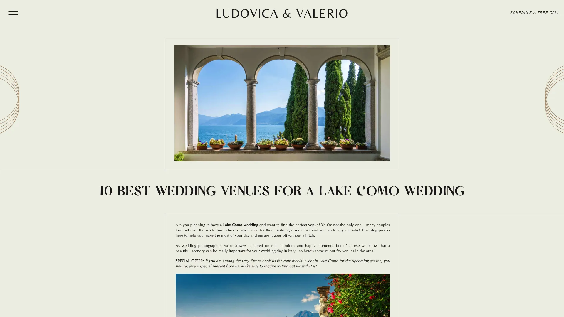 Villa Pliniana historic elegance